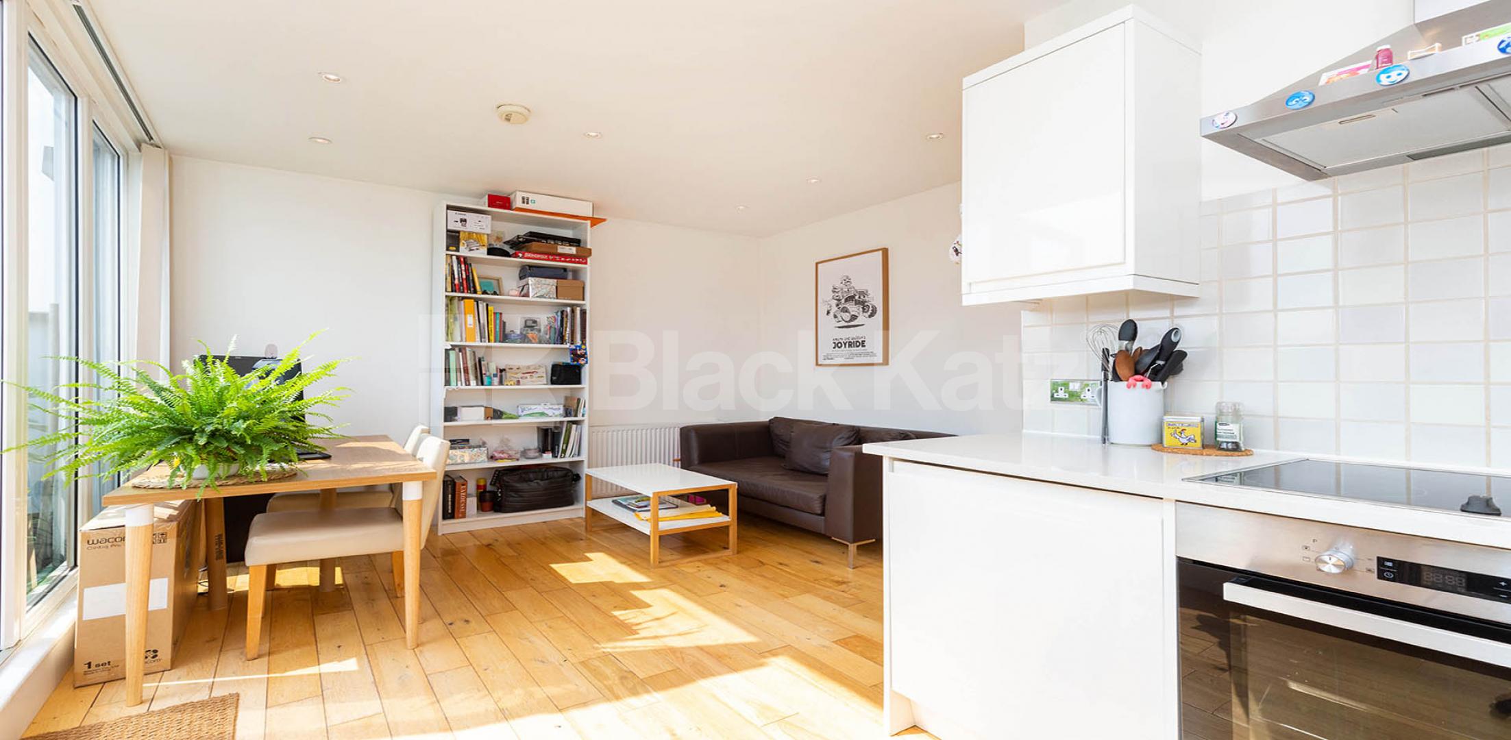 			WITH TERRACE, 1 Bedroom, 1 bath, 1 reception Apartment			 Balls Pond Road , CANONBURY-DALSTON